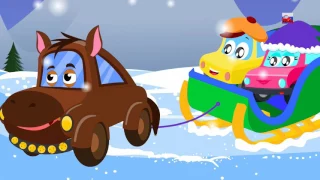 Звон колоколы | Рождественская песня | Автомобиль песни | Christmas Song | Kids Song | Jingle Bells