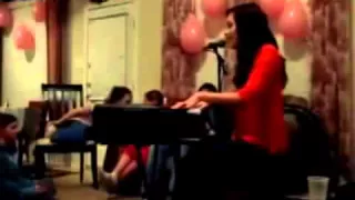 Remember when i was 14 years old singing at birthday party