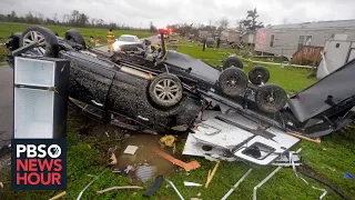 News Wrap: Three killed by tornadoes in Louisiana, including mother and child