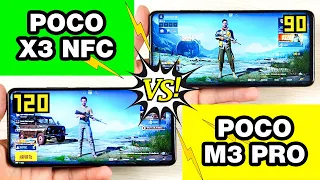 POCO X3 NFC vs POCO M3 PRO 5G🔥 - GAMING TEST 2021🔥 БОЛЬШОЕ СРАВНЕНИЕ В ИГРАХ! FPS + НАГРЕВ!