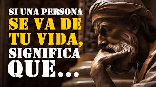 Si una persona se va de tu vida, significa que…