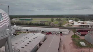 Drone video | Above Plains, Georgia, home of President Jimmy Carter