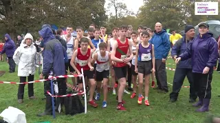 Highlights film from Young Males race at Lindsays National XC Relays 2022