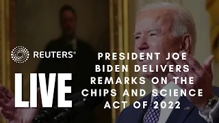 LIVE: President Biden gives remarks on the Chips and Science Act of 2022