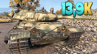 Vz. 55: Almost 14k in defending Siegfried Line - World of Tanks