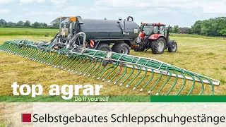 Hammer!!! Landwirte bauen 15 m Schleppschuhverteiler selbst