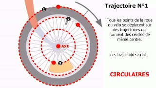 Trois types de trajectoires