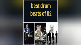 BEST drum beats of U2 - larry mullen jr... made by davi lopes