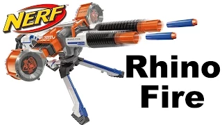 NERF N-Strike Elite Rhino Fire Unboxing and Review