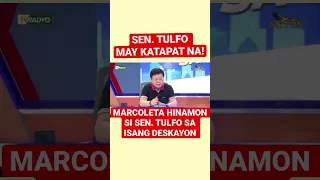 SEN. TULFO MAY KATAPAT NA!