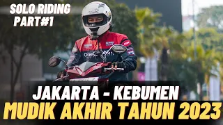 #1 JAKARTA - KEBUMEN FULL PANTURA | Solo-Touring Mudik Akhir Tahun 2023 Naik Honda Beat