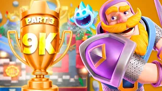 Road to 9000 trophies with evo knight(part 3) 🏆