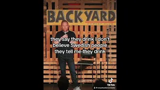 Rory o Hanlon - Irish v Swedish Drinking Habits #shortsfeed  #sweden #comedyreels #comedy #funny