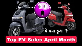 EV Sales in April 2024⚡ | इस बार तो भारी डिस्काउंट मिल गया 😱? || Top 10 Electric Scooter Sales