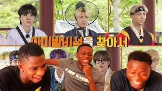 HILARIOUS REACTION TO BTS RUN EPISODE 145(part 1) highlight / FULL VIDEO ON PATREON