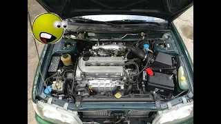 Nissan Primera P11- SR20DE Engine running & overview!