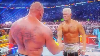 Resumen Brock Lesnar Vs Cody Rhodes SummerSlam 2023 - WWE Raw 07/08/2023 (En Español)