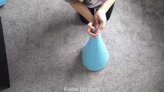 How to Make a Really Big Cone | Craft Tutorial | How to make a Christmas tree cone -paper craft 2020
