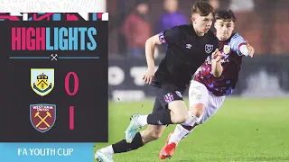 Burnley 0-1 West Ham | U18s Secure Dramatic FA Cup Win With Late Goal | FA Youth Cup Highlights