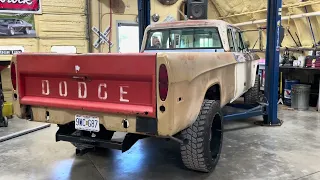 Cummins Dodge D200 CrewCab gets a custom Exhaust