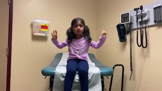Adhira’s 3 years old check up