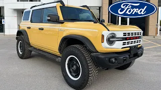 2023 Ford Bronco Heritage Limited Series 664A w/ Towing Capability in Yellowstone Walk-Around