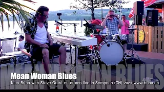 MEAN WOMAN BLUES - NICO BRINA (drums: Steve Grant) LIVE, SEMPACH 2021 rockandroll boogiewoogiepiano