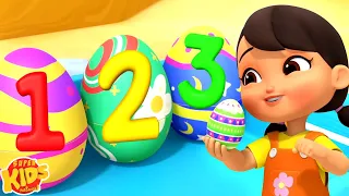 Eggciting Numbers Song, learning Videos for Children by Super Kids Network