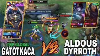 Gatotkaca vs Aldous & Dyrroth - Gatotkaca Mage Build | [5 Man MCL with Squad]