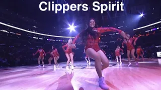 Clippers Spirit (Los Angeles Clippers Dancers) - NBA Dancers - 2/22/2020 dance performance