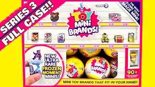 UNBOXING FULL CASE  TOY MINI BRANDS SERIES 3 & COLLECTORS CASE!! Zuru 5 Surprise Blind Bag Opening!!