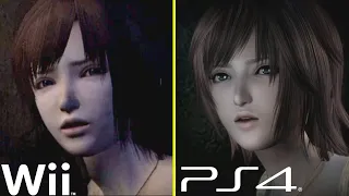 Fatal Frame 4 Original vs Remake  Early Graphics Comparison | Nintendo Wii vs PS4