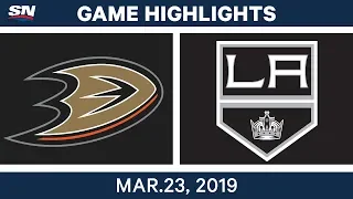 NHL Game Highlights | Ducks vs. Kings – March 23, 2019