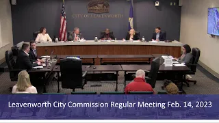 LIVESTREAM - Leavenworth City Commission Meeting Feb. 14, 2022