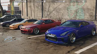 NFS Unbound Online | 908HP '17 R35 GTR Build - Car Meet & HWY Street Racing (Drags/Rolls)