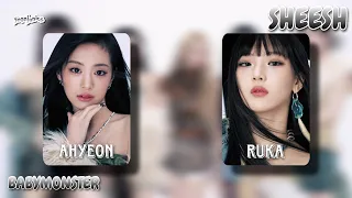 BABYMONSTER 'SHEESH' Voice Combination (A Different Member Sing in Each Ear)