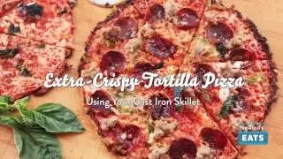 Cast Iron Tortilla Pizza