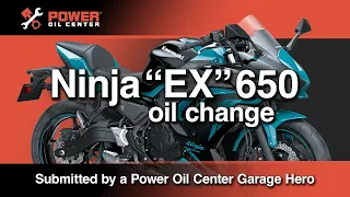 How to Change Oil on a Ninja 650 - Under 15 Minutes!