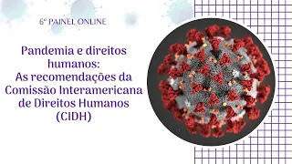 6º webinar FSP-USP: Pandemia e direitos humanos -  As recomendações da (CIDH)