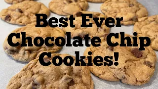 The Best Ever Chocolate Chip Cookie Recipe 2021 // Toffee Chocolate Chip Cookies 🍪