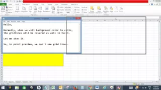 Preserve grid lines while filling color in Excel