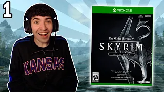 First Time Playing Skyrim! (BLIND PLAYTHROUGH PART 1)