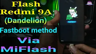 Flash Redmi 9A Via Miflash