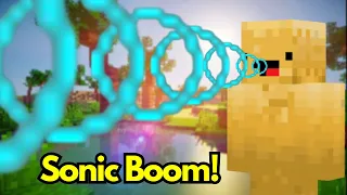 How To Make The Wardens Sonic Boom Attack On Minecraft Using Commands!