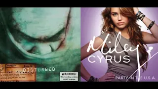 Sickness In The USA- Miley Cyrus vs Disturbed (mashup)