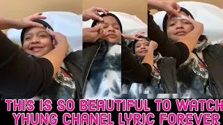 Yhung Chanel making her eyebrows. 🤣🤣😂😂😂, LyricChanel was An Angel