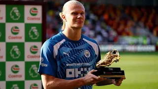 Erling Haaland wins 2022/23 Premier League Golden Boot Award with 38 goals | KIEA Sports+