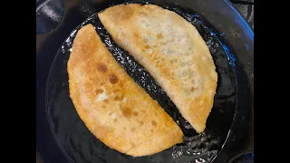 Crimea - Tatar's Fried Meat Pies, called "Chebureki"