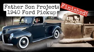 Father Son Project: 1940 Ford Pickup in Washington Blue - Farm Truck Restoration