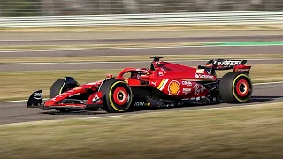 Ferrari SF-24 F1 2024 Car Filming Day at Fiorano Circuit!